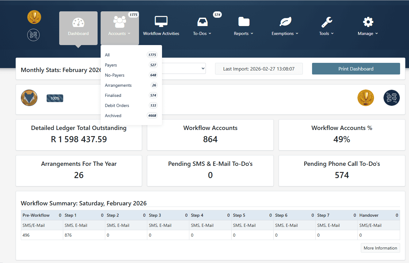 Account Management: Jumping Fox Software